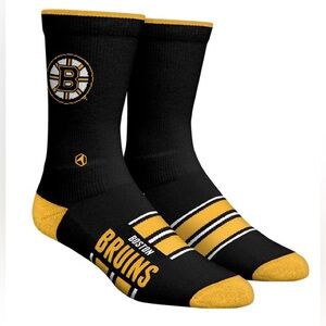 BOSTON BRUINS GAMETIME STRIPE (KNITTED) Sz. L/XL 9-13